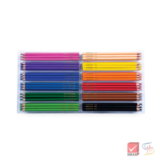 Master Art มาสเตอร์อาร์ต สีไม้ ดินสอสีไม้ 12 สี 144 แท่ง รุ่น School pack (1 ชุด)