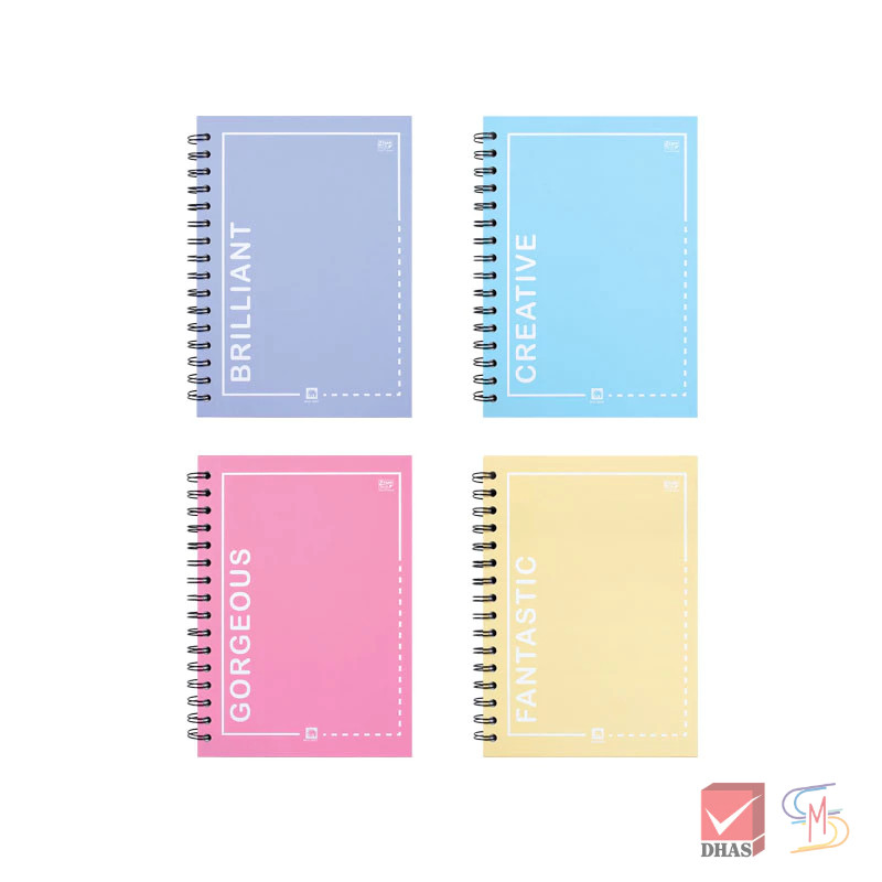 Elephant ตราช้าง สมุดโน๊ต สมุดริมลวด ปกแข็ง 70G 100S A5 WHC จำนวน 1 เล่ม