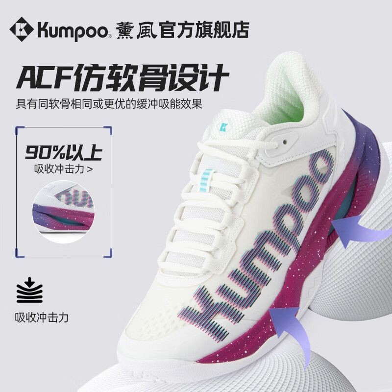 รองเท้าผ้าใบที่สะดวกสบายแบบมืออาชีพ G825รองเท้าแบดมินตันใหม่ กันลื่น กีฬาอเนกประสงค์ สบาย ห่อ Xunfeng ระบายอากาศได้ - รูปที่ 2