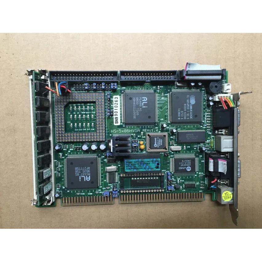 บอร์ดอุปกรณ์อุตสาหกรรม HS-5x86HVGA REV 1.3 1.4 1.6 การ์ด CPU ขนาดครึ่ง