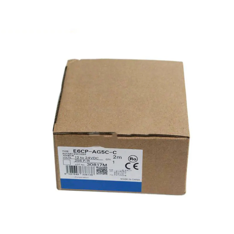 ตัวเข้ารหัสแบบหมุน E6CP-AG5C-C 256P/R รหัสเกรย์เอาท์พุต ตัวเข้ารหัสแบบหมุนสัมบูรณ์ ตัวนับโฟโตอิเล็กท