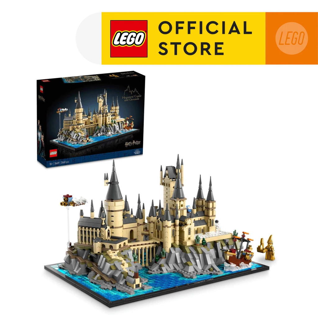 LEGO Harry Potter 76419 Hogwarts Castle and Grounds Building Set (2660pcs.), Building Blocks, Kids Toy