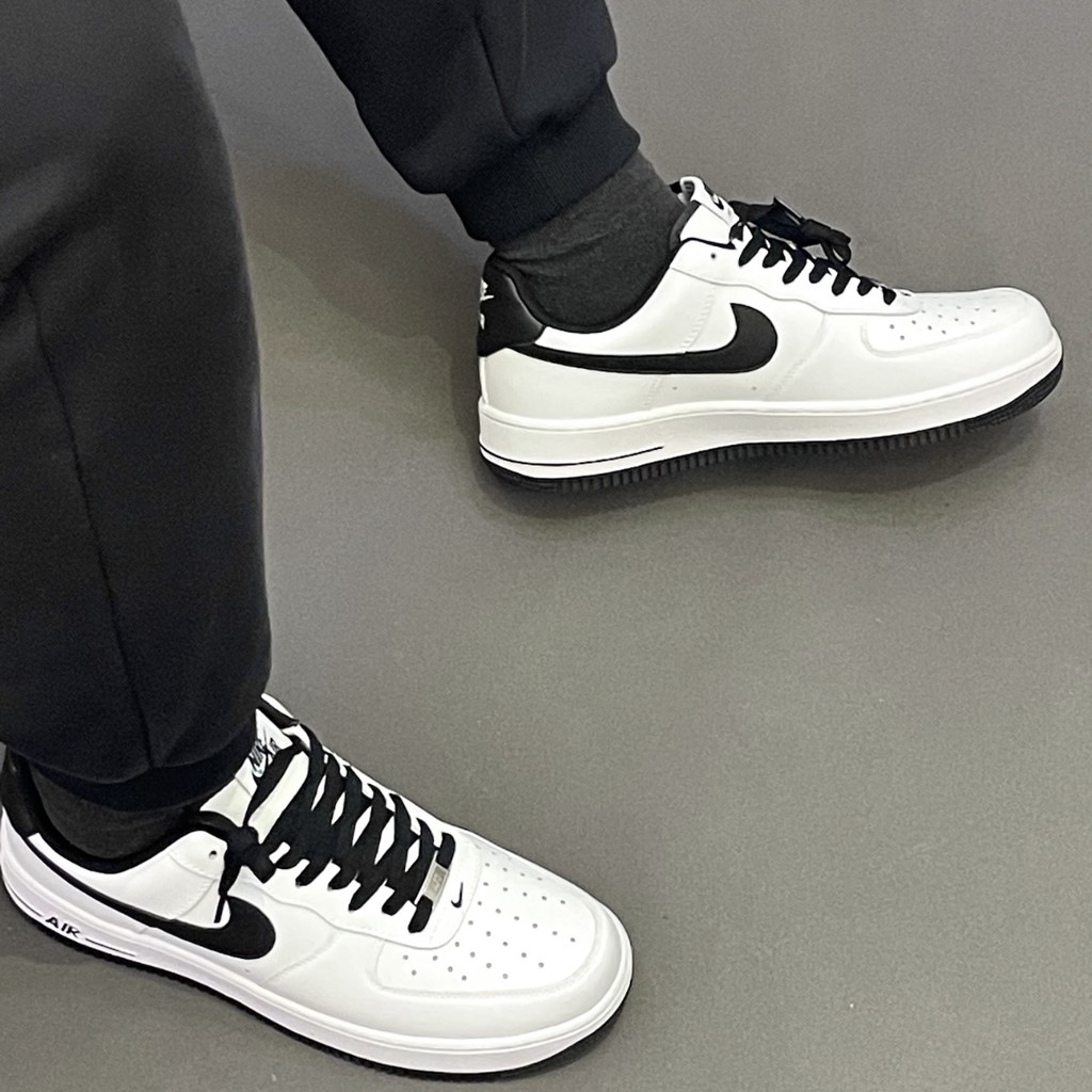 🥇ของแท้ 100%🌠Air Force 1 white blackรองเท้ากีฬา รองเท้าลำลอง ส่วนลดสำหรับผลิตภัณฑ์ใหม่ 🚚 ส่งไวจากไทย