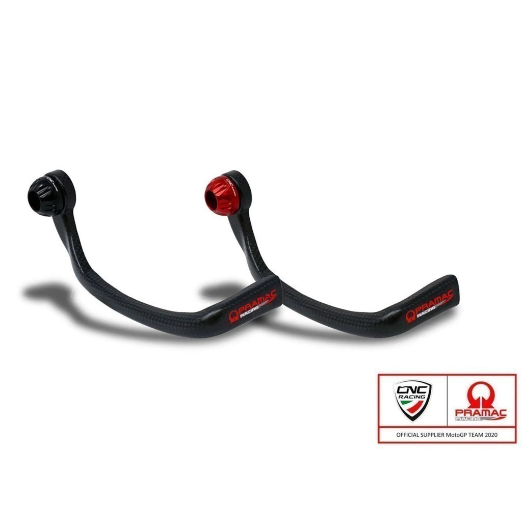 CNC RACING การ์ดก้านเบรก CARBON CNC PRAMAC GLOSSY NT1100 RED PL150KBPR947