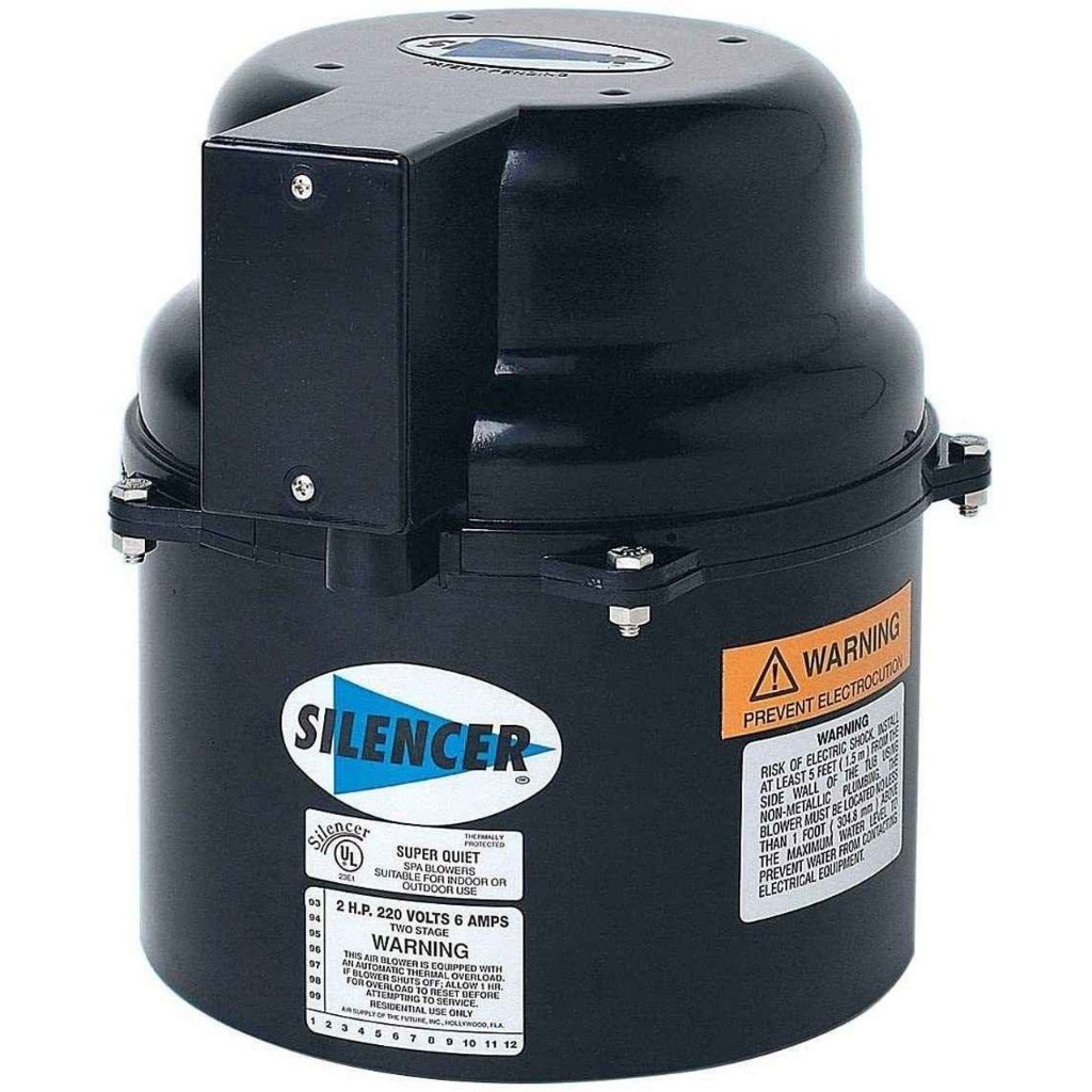 ปั๊มลมสปา และ สระว่ายน้ำ Silencer Air blower 1HP 1.5HP 2HP Silencer Air blower 1.5 HP Pump for Jacuzzi air bubbles