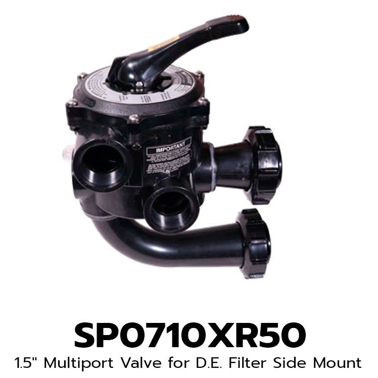 อะไหล่ Hayward Multiport มัลติพอร์ทวาล์ว DE 1.5 นิ้ว สำหรับถังกรองรุ่น DE2420 DE3620 SP0710XR50 Side