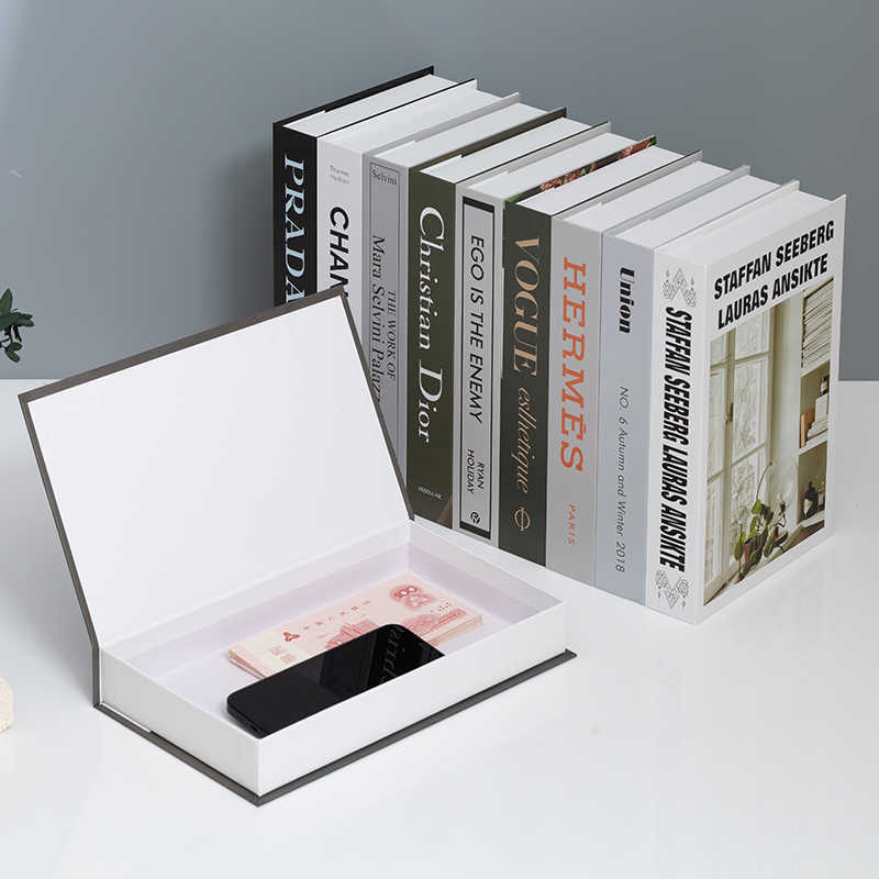หนังสือตกแต่งสไตล์มินิมอล เปิดได้ ซ่อนของข้างใน เหมาะสำหรับจัดบ้าน เก็บของลับ หรือเป็นของแต่งห้องสวย
