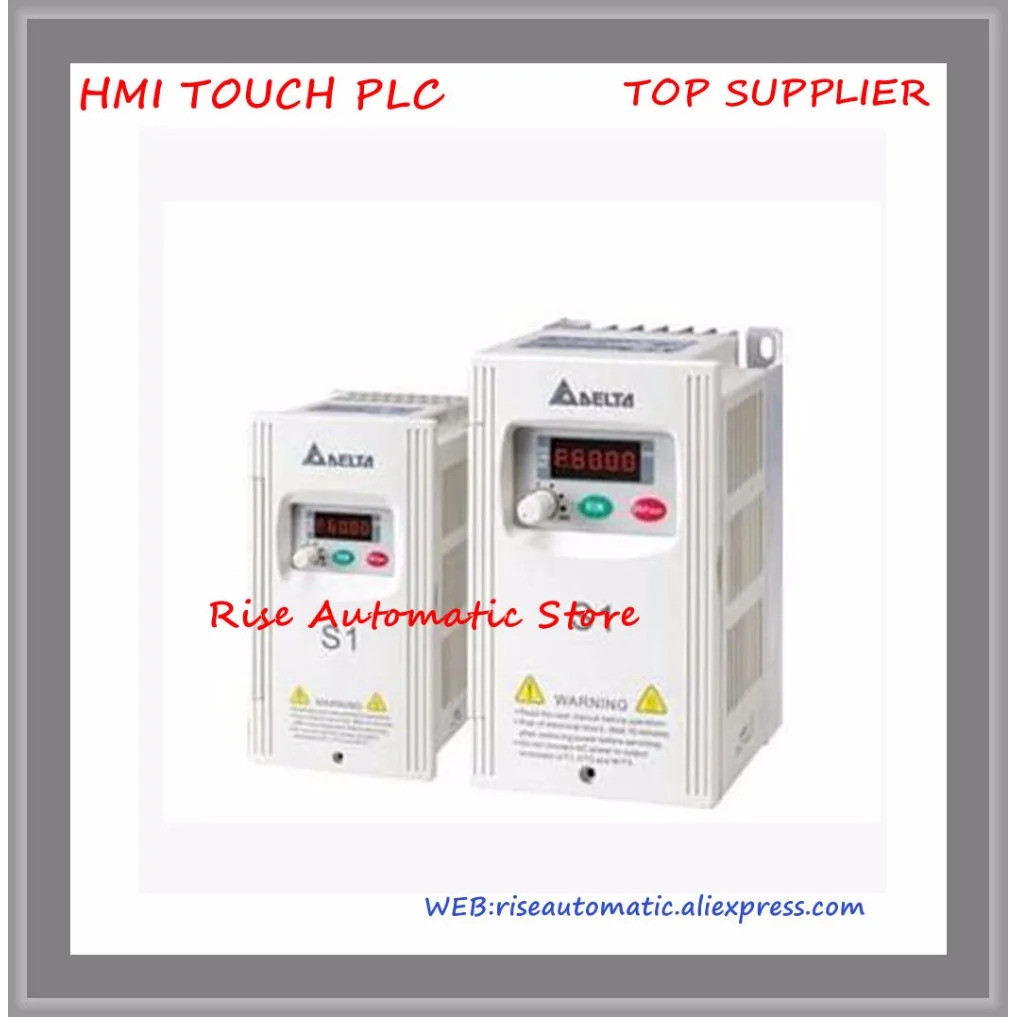 3 เฟส 380V 3.7Kw 5HP 8.2A 400HZ ใหม่ VFD037M43A อินเวอร์เตอร์ VFD-M สำหรับขับเคลื่อนมอเตอร์ AC