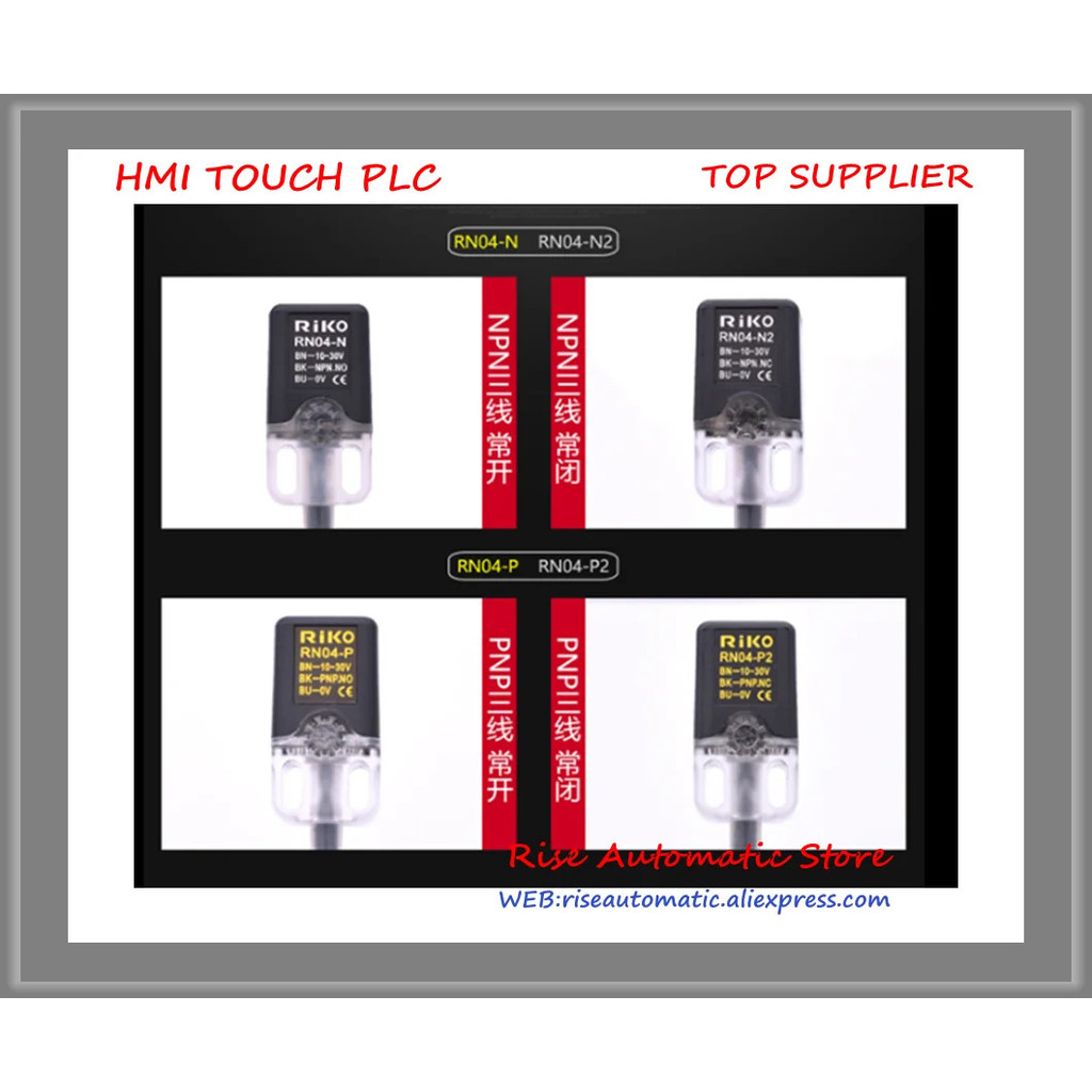 RN04-N2 RN04-N3 RN04-P RN04-P2 RN04-NP RN04-P3 Inductive Sensor New