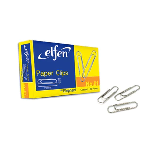 Elfen ลวดเสียบกระดาษ แบบกลม No.1 33 มม. จำนวน 1 กล่อง