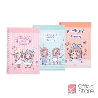 Elephant สมุด สมุดโน๊ต สมุดริมลวด A5 70G 50S WT005 ซิบบิล (คละสี) จำนวน 1 เล่ม
