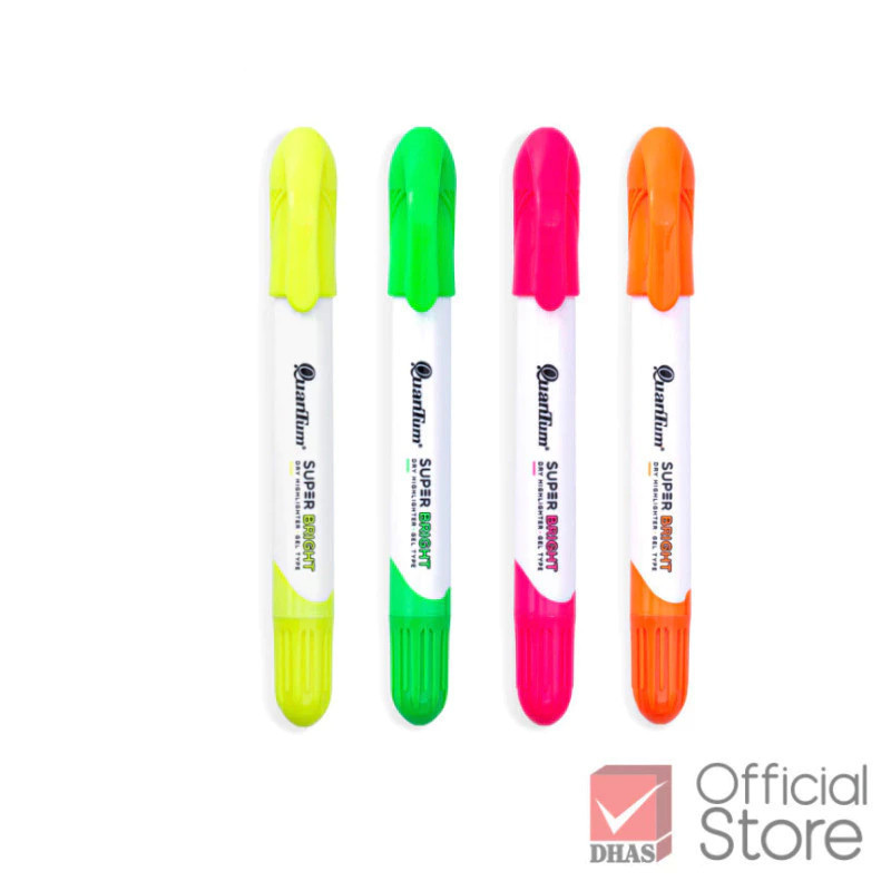 Quantum ปากกาไฮไลท์ ปากกาเน้นข้อความ ซุปเปอร์ไบร์ท จำนวน 1 ด้าม