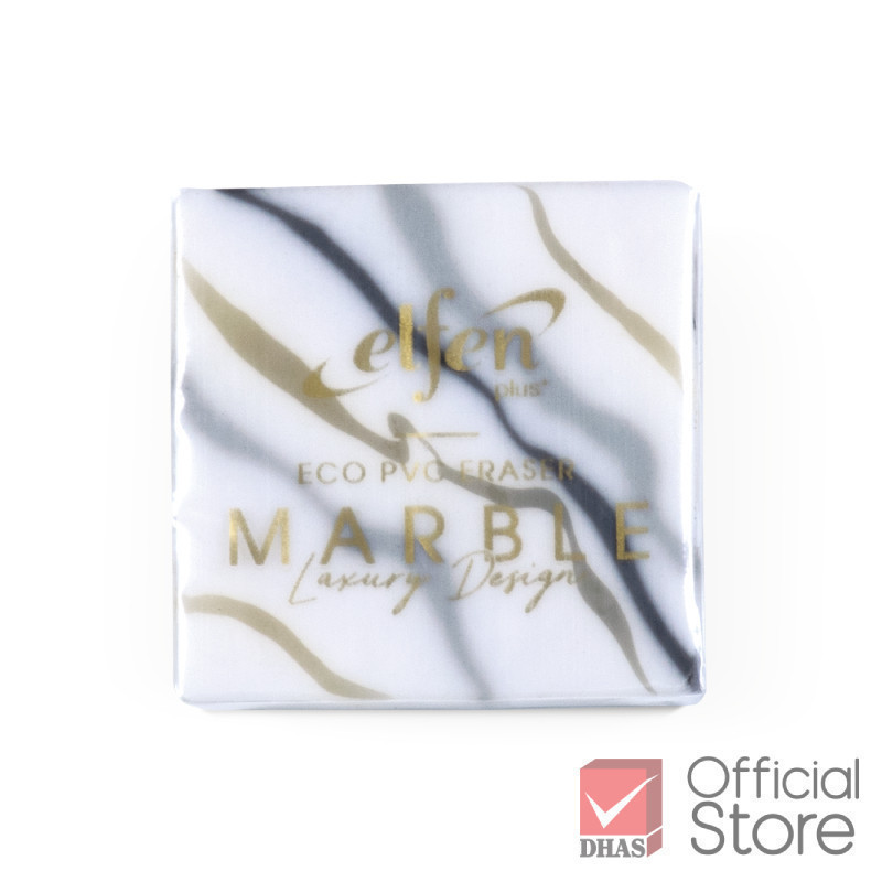 [Clearance Sale] Elfen plus ยางลบ แฟนซี รุ่นหินอ่อน จำนวน 1 ก้อน