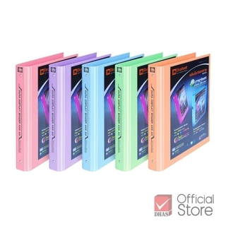 Elephant แฟ้มห่วง 3 ห่วง แฟ้มโชว์เอกสาร A4 รุ่น 444 สีพาสเทล – จำนวน 1 เล่ม