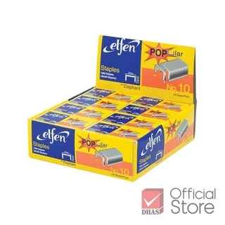 Elfen ลวดเย็บกระดาษ No.10 จำนวน 24 กล่อง/แพ็ค