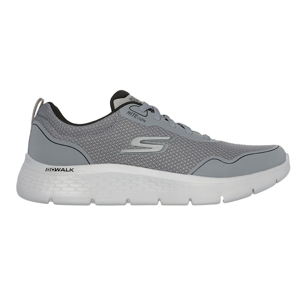 Skechers สเก็ตเชอร์ส รองเท้าผู้ชาย Men GOwalk Flex GOwalk Shoes - 216494-GRY - Air-Cooled Goga Mat