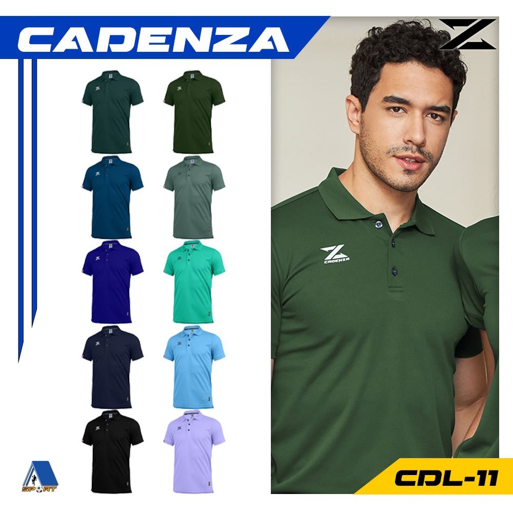 [[ส่งฟรี!! มีเงินคืน]] CADENZA เสื้อโปโล รหัส CDL-11MEN ชุดที่ 1 แท้100%