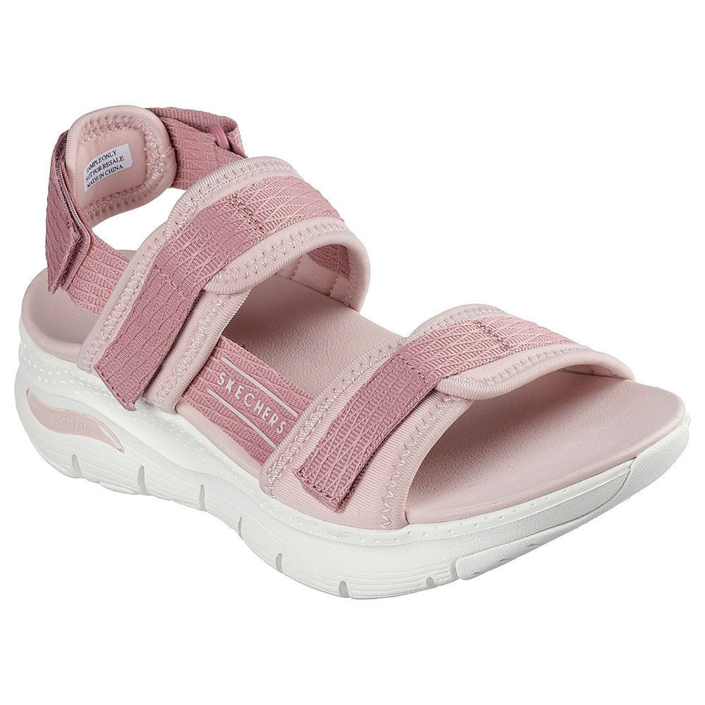 Skechers สเก็ตเชอร์ส รองเท้าแตะผู้หญิง Women Sport Comfort Arch Fit Wave Maker Sandals - 120091-ROS