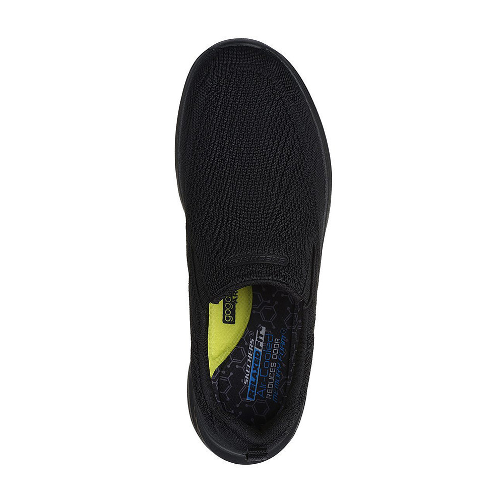 Skechers สเก็ตเชอร์ส รองเท้าผู้ชาย Men SKECHERS USA Streetwear Slade Royce Shoes - 210791-BBK Air-Cooled Memory Foam