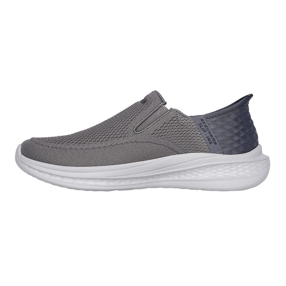 Skechers สเก็ตเชอร์ส รองเท้าผู้ชาย Men Slade Usa Street Wear Shoes - 210887-GRY - Air-Cooled Memory Foam