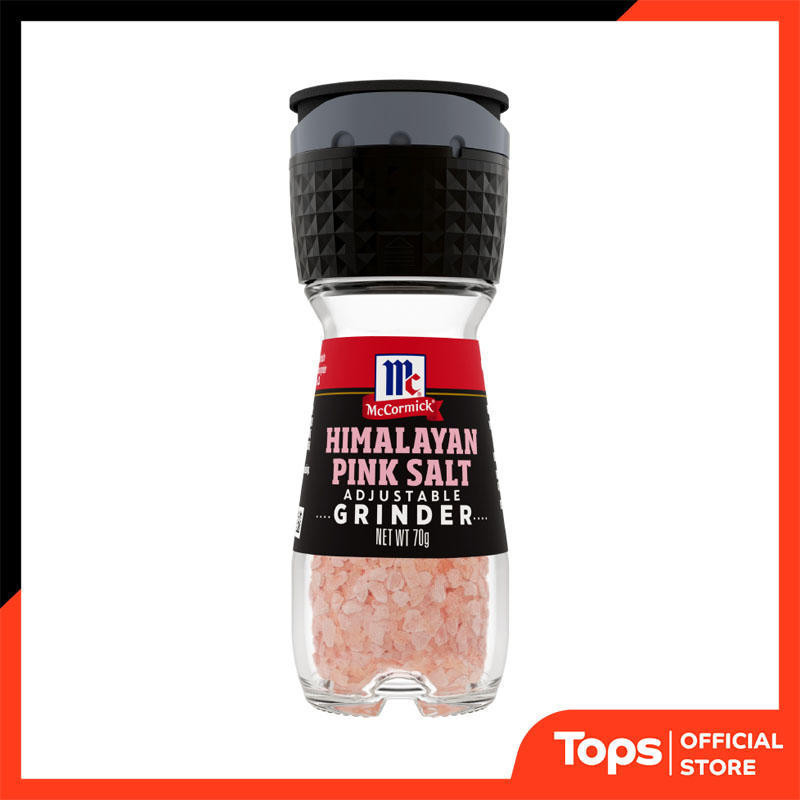 Mccormick ເກືອຫິມາລາຢັນ (Himalayan Pink Salt) ແບບບົດ ຂວດຝາບົດ 70g