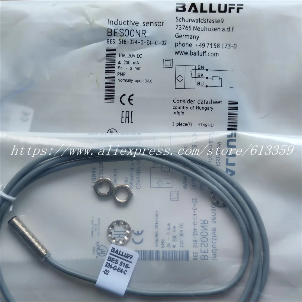 บีเอส 516-324-S4-C บีเอส 516-324-E4-C-02 บีเอส 516-324-G-E4-C-02 เซ็นเซอร์สวิตช์ความใกล้ชิดคุณภาพสูง