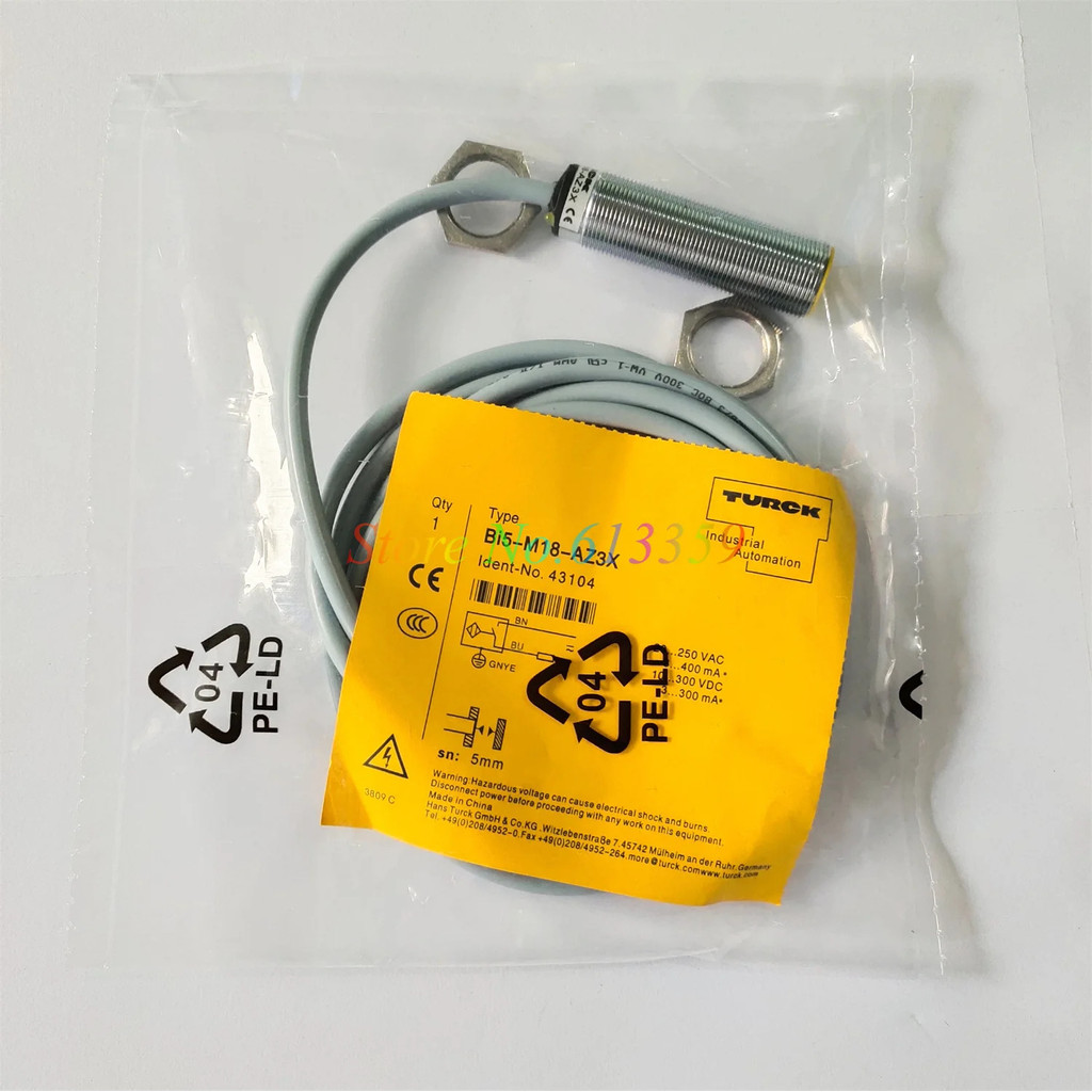 BI5-M18-AZ3X  BI5-M18-RZ3X  NI5-M18-AZ3X  NI5-M18-RZ3X เซ็นเซอร์สวิตช์ความใกล้เคียง AC/DC Turck ใหม่