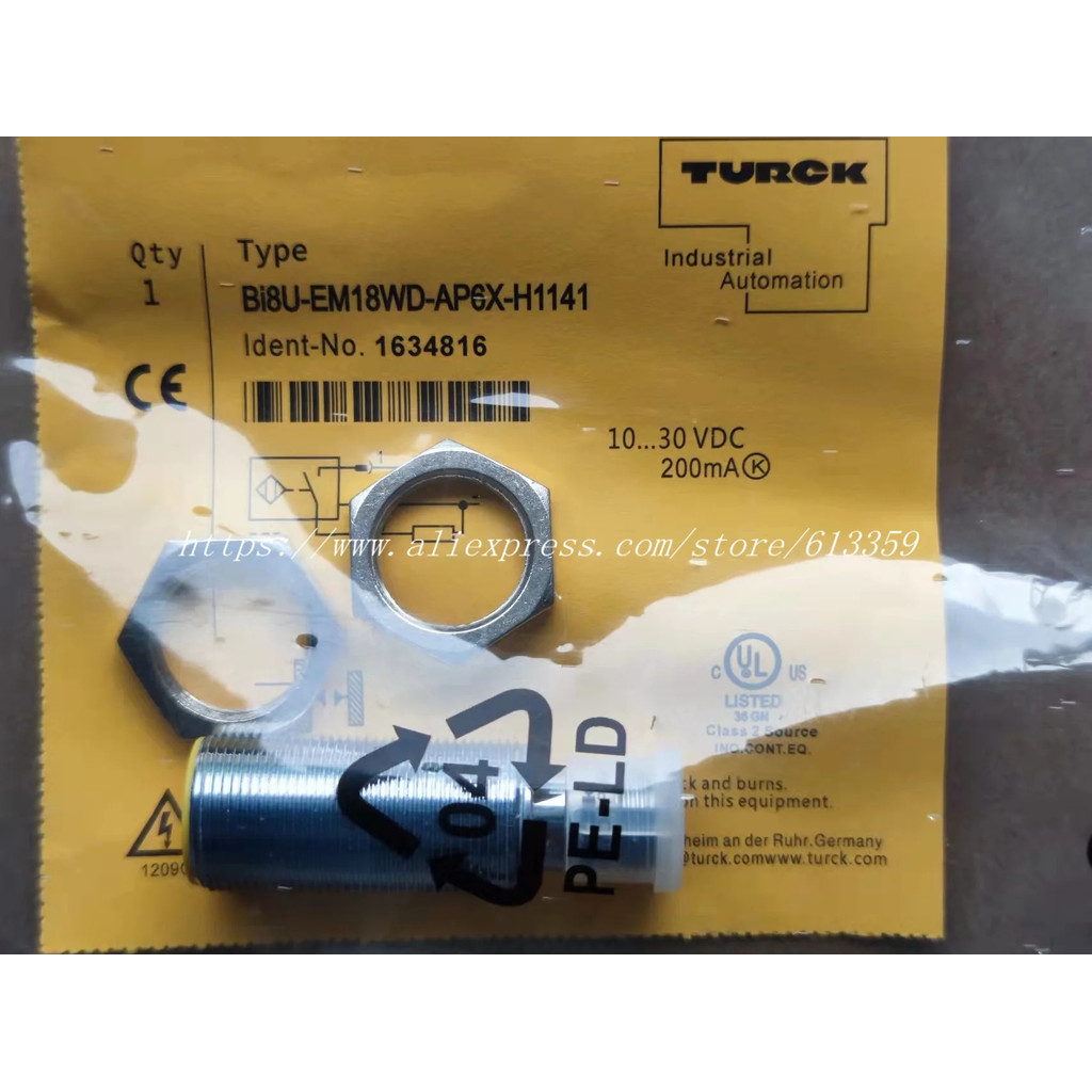 เซ็นเซอร์ความใกล้ชิด Switch BI8U-EM18WD-AP6X-H1141หรือ BI8U-EM18WD-AN6X-H1141ใหม่คุณภาพสูง