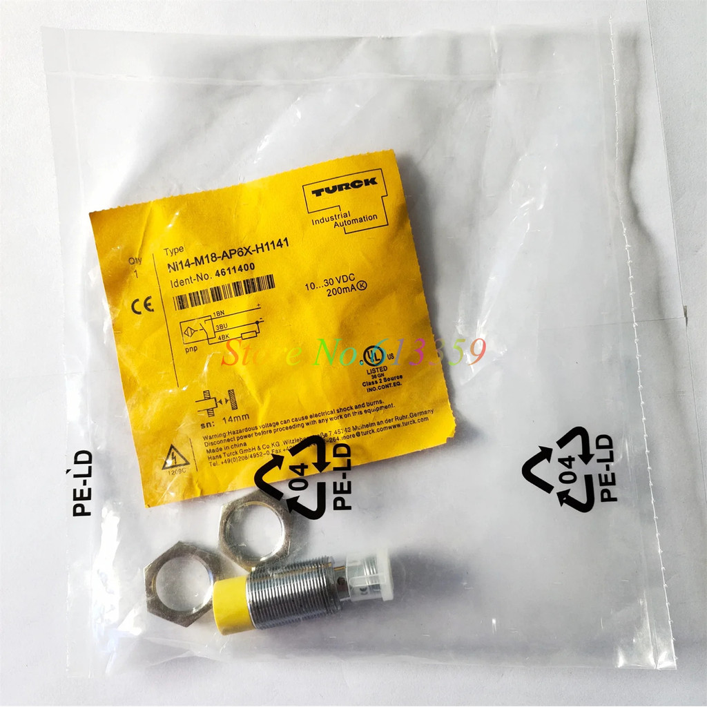 NI14-M18-AN6X-H1141 NI14-M18-AP6X-H1141 เซ็นเซอร์สวิตช์ความใกล้เคียง M18 ใหม่คุณภาพสูง NI14-M18-AD6X