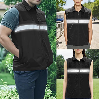เสื้อกั๊ก (เวส) คุณภาพสูงพร้อมแถบสะท้อนแสง