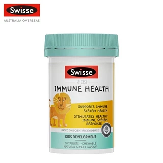 Swisse Kids Immune Health วิตามินเสริมภูมิคุ้มกัน สำหรับเด็ก 60 เม็ด แบบเคี้ยว (EXP:08 2027)