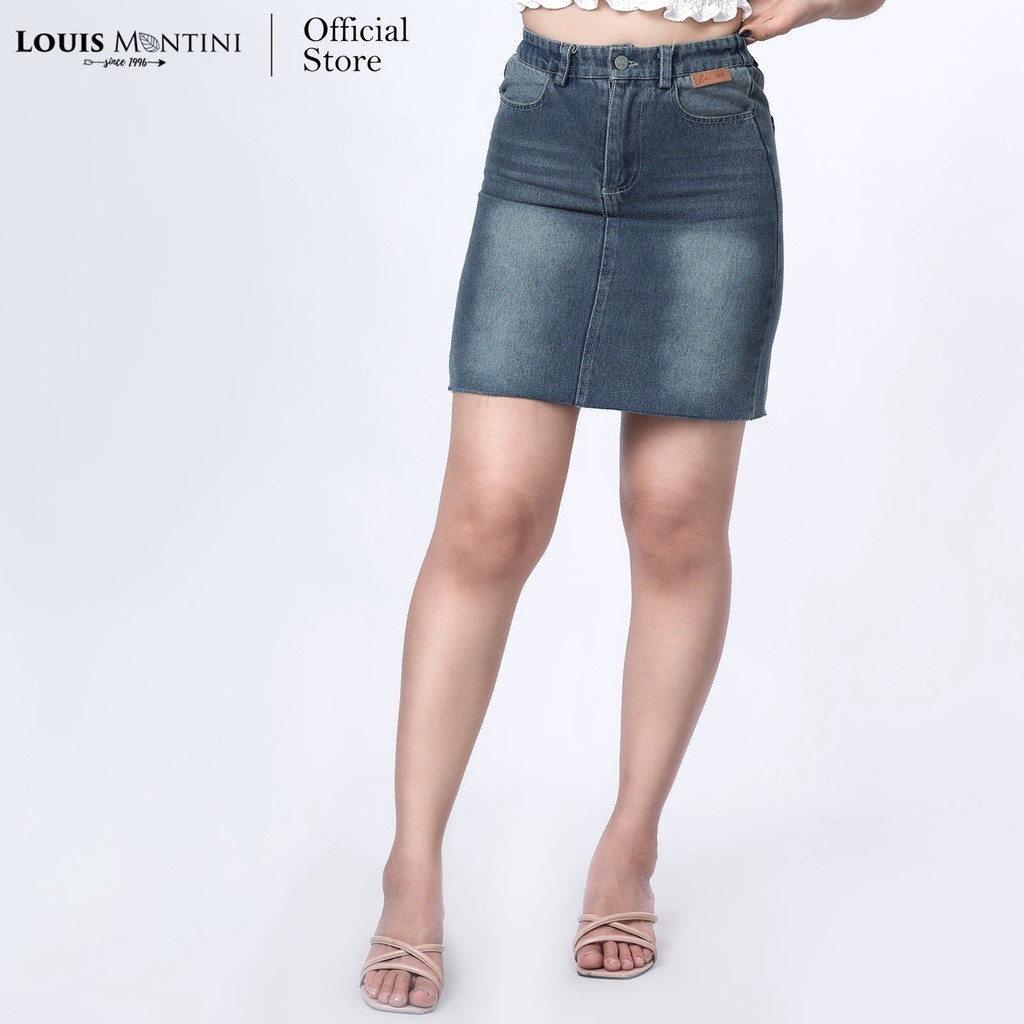 Louis Montini (The Costume) กระโปรงยีนส์ผู้หญิง Mini-Skirt DEIM-SK001