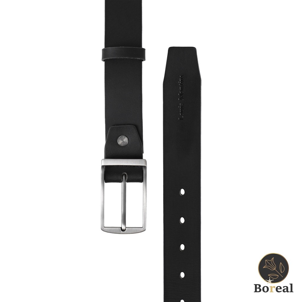 [ส่งด่วนฟรี] Louis Montini (Classic) เข็มขัดหนังวัวแท้ เข็มขัดผู้ชาย Men's Belt MGN116, MGN119, MGN167 - รูปที่ 3