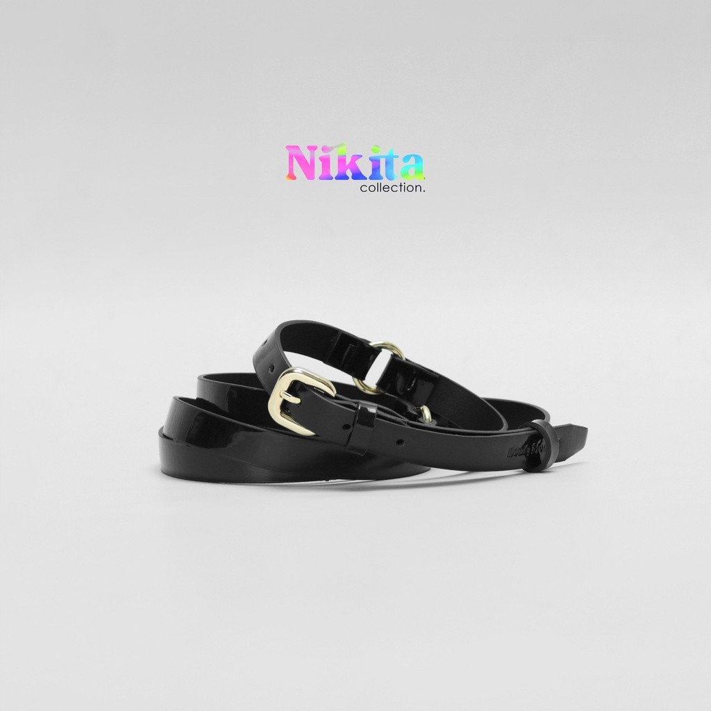Louis Montini حزام نسائي ملفوف مرتين Nikita — صورة 5