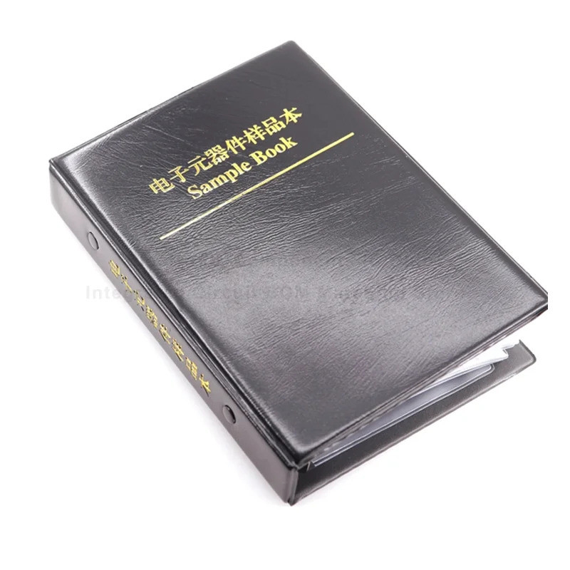 0402 SMD Chip Resistor Assortment Kit 1% FR-07 SMT 170ค่า0R-10M หนังสือตัวอย่าง