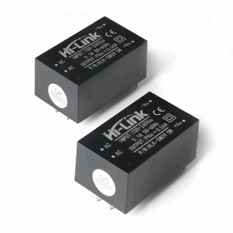 5 ชิ้น HLK-5M03 HLK-5M05 HLK-5M09 HLK-5M12 HLK-5M24 AC-DC 220V ถึง 5V/3.3V/9V/12V/24V โมดูลจ่ายไฟขนา