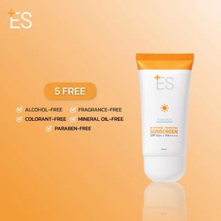 ES Invisible Protecting Sunscreen SPF50+ PA++++ เนื้อบางเบา ไม่เหนียวเหนอะหนะ เพื่อผิวบอบบาง ผิวเป็นสิวใช้ได้ # 30 มล.