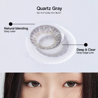 LEILA 1DAY Quartz GRAY 6ชิ้น คอนแทคเลนส์รายวัน