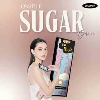 [ลด 30.-] Lollipop OnStyle Contact Lens Sugar Brown 0.00ถึง-1000 คอนแทคเลนส์