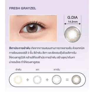 Acuvue 1 Day Define สีFreshGrayzel รายวัน คอนแทคเลนส์สี จำนวน 30 ชิ้น /กล่อง