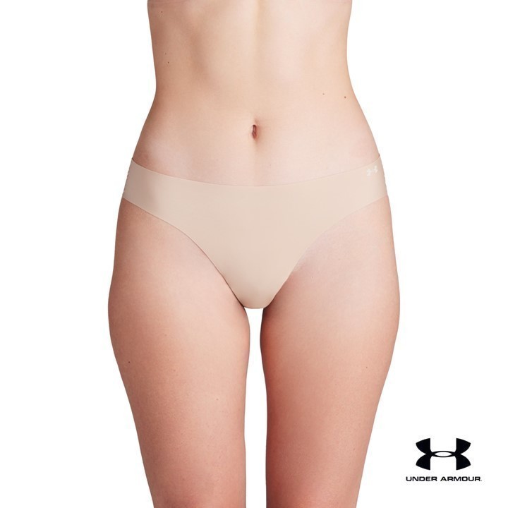 Under Armour Women's UA Pure Stretch 3-Pack No Show Thong