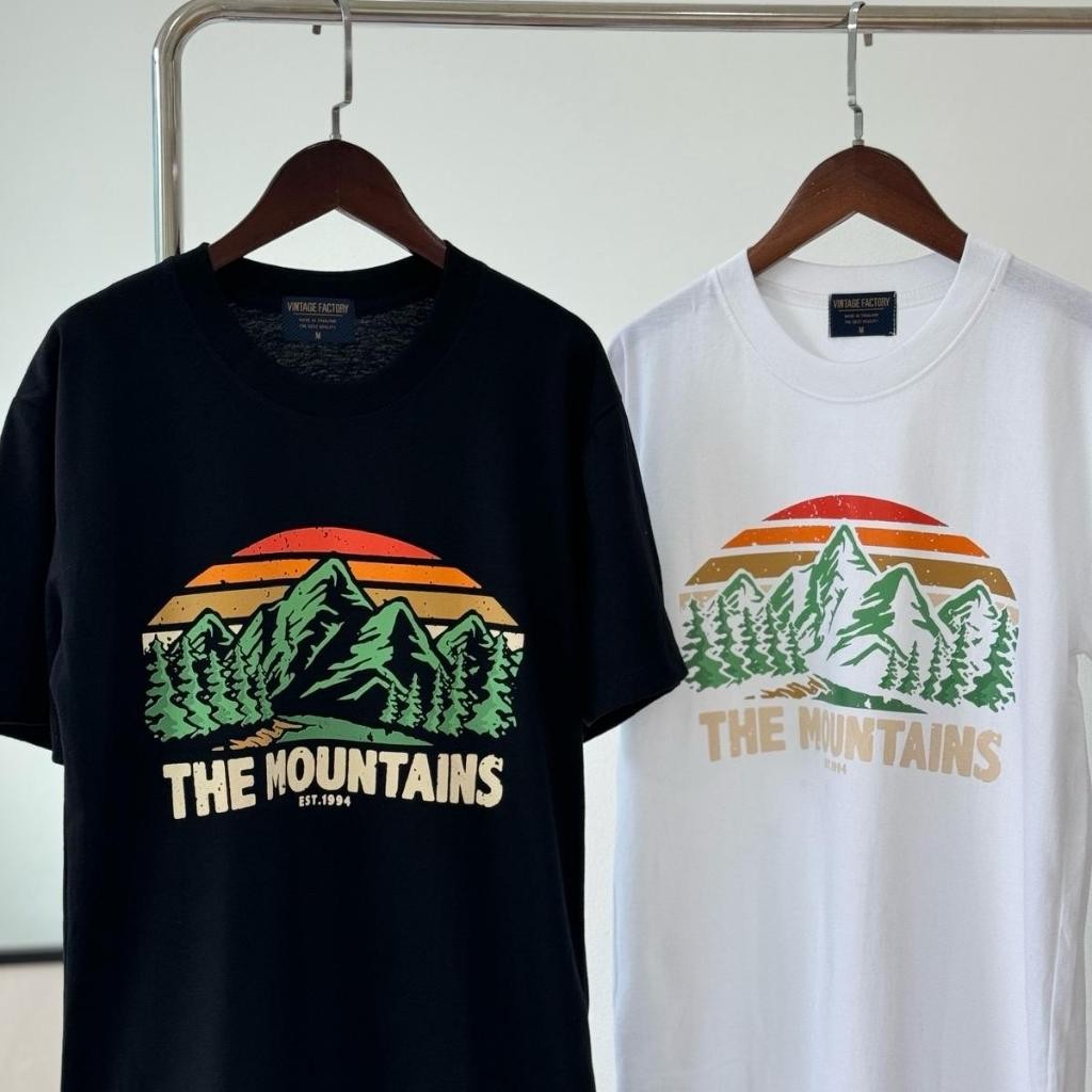 (พร้อมส่ง) เสื้อยืด SUN THE MOON - ผ้า Cotton100%