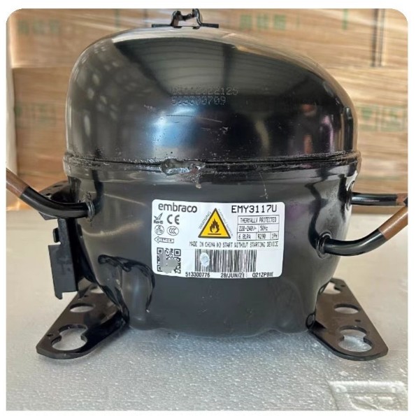 คอมเพรสเซอร์ตู้เย็นและตู้แช่แข็งแท้รุ่น EMX3125U EMY3117U EMX3140U ชุดอะไหล่คอมเพรสเซอร์แบรนด์ Embra