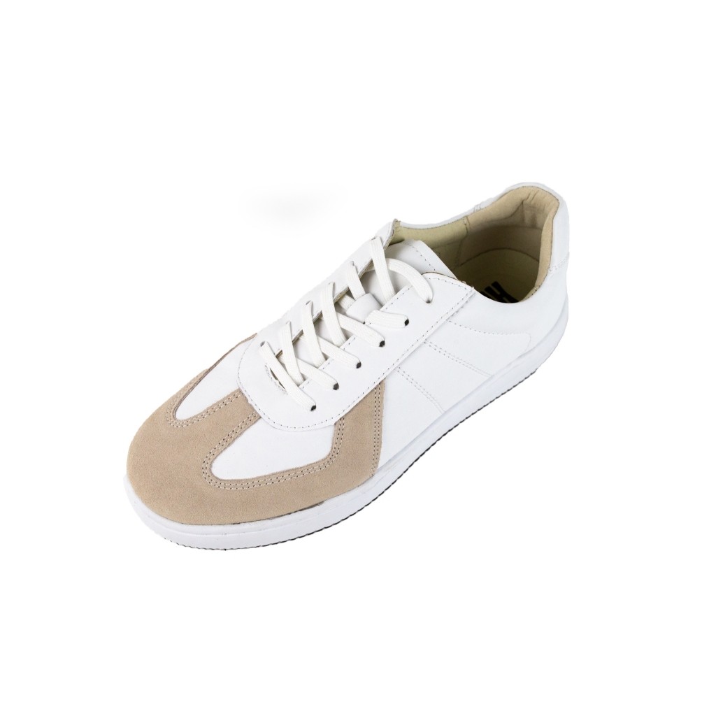Heavy Shoes รองเท้าหนังผู้ชาย รุ่น VN0293 สีขาว/เบจ
