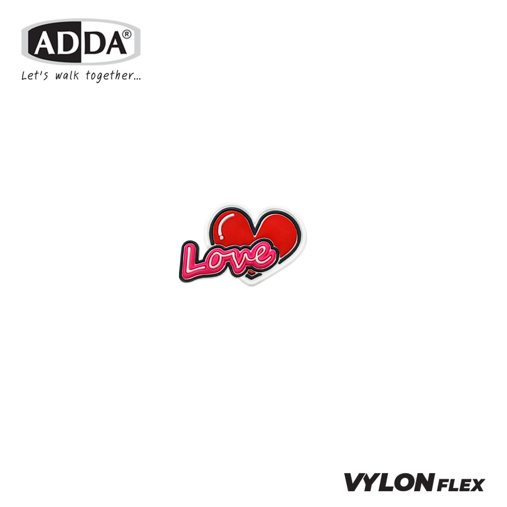 ADDA ตัวติดรองเท้า Valentine's SET 5 PCS  รุ่น JB012W1