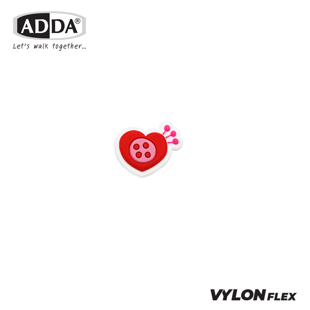 ADDA ตัวติดรองเท้า Valentine's SET 5 PCS  รุ่น JB012W1