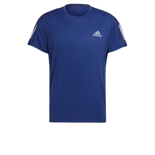adidas วิ่ง เสื้อยืด Own the Run ผู้ชาย สีน้ำเงิน H34494