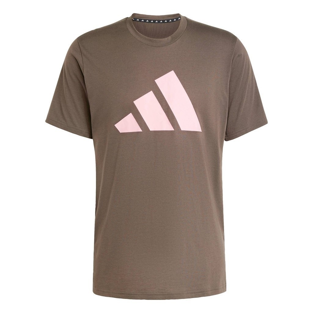 adidas Gym & Training เสื้อยืดเทรนนิง Train Essentials Feelready Logo ผู้ชาย สีเขียว IW3345 - รูปที่ 4