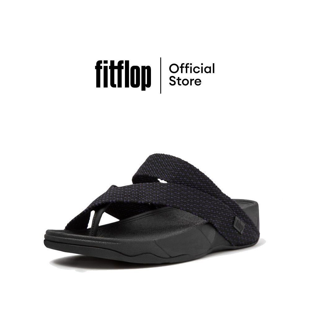 FITFLOP SLING รองเท้าแตะแบบหูหนีบผู้ชาย รุ่น H06-841 สี Black/Sea Blue Mix