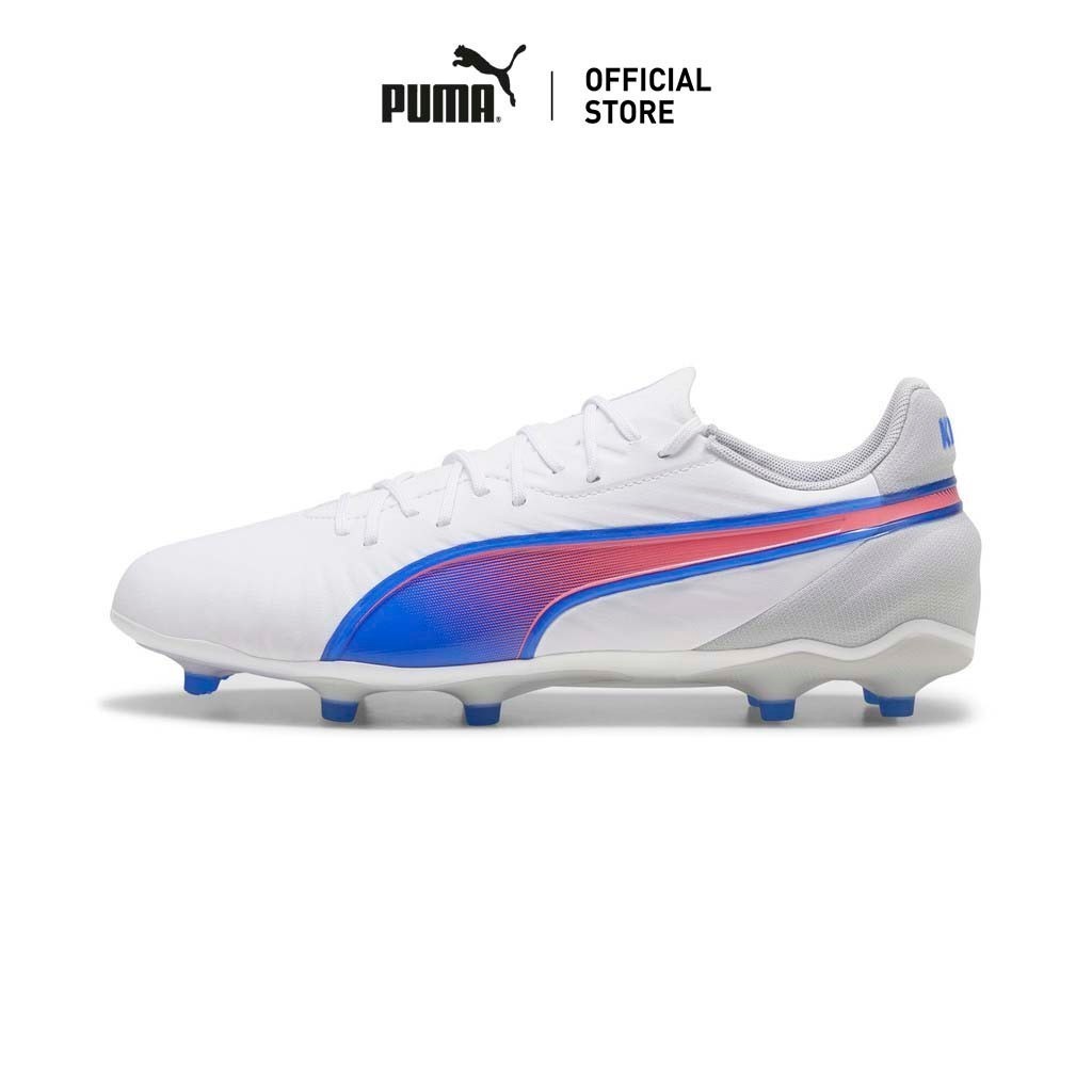 PUMA FOOTBALL - รองเท้าฟุตบอล KING MATCH FG/AG สีขาว  10786302